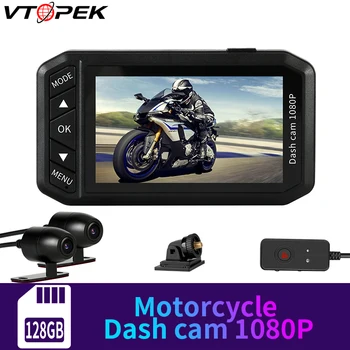Vtopek Motorcycle Dash Cam Dual 1080P Car Dash Camera Moto DVR Video Recorder Night Vision G-sensor WiFi control Reverse Image
Vtopek Motorcycle Dash Cam Dual 1080P Car Dash Camera Moto DVR Video Recorder Night Vision G-sensor WiFi control Reverse Image