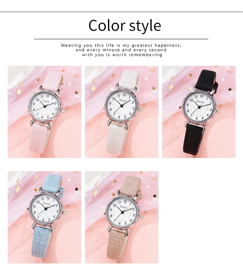 Damski zegarek Vintage 2021 ze skórzanym paskiem i małą tarczą - moda i styl (Reloj mujer) - Wianko - 7
