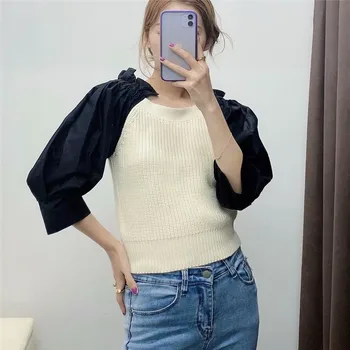 2020 New Summer Women's Sweaters Round Collar Fashion Wild Ladies Sweaters Solid Color Casual Europe Knit Tops Female
2020 New Summer Women's Sweaters Round Collar Fashion Wild Ladies Sweaters Solid Color Casual Europe Knit Tops Female