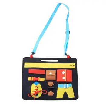 Toddlers Learn to Dress Bag Preschool Kids Early Education Toy Boards Children Learning to Wear Clothes Gifts
Toddlers Learn to Dress Bag Preschool Kids Early Education Toy Boards Children Learning to Wear Clothes Gifts