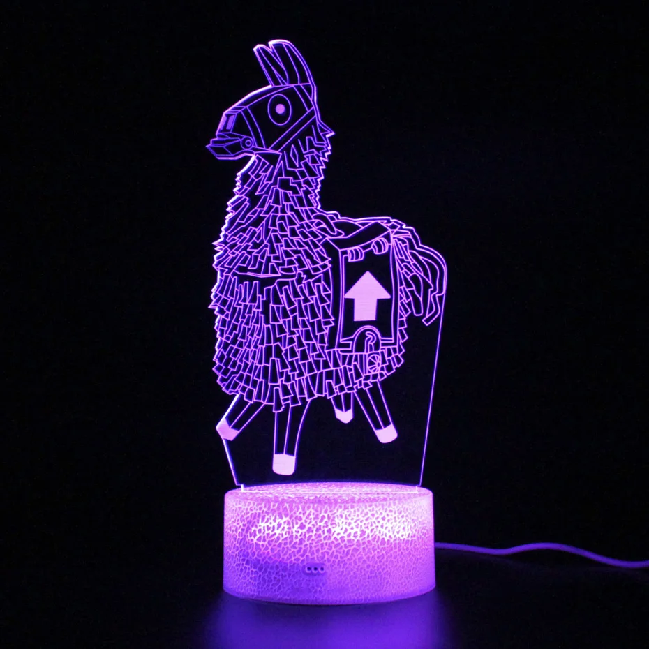 Game Battle Royale Remote Control Touch 3d Table Lamp Llama Sleep Light Party Decoration Nightlight Illusion Lamp
Game Battle Royale Remote Control Touch 3d Table Lamp Llama Sleep Light Party Decoration Nightlight Illusion Lamp