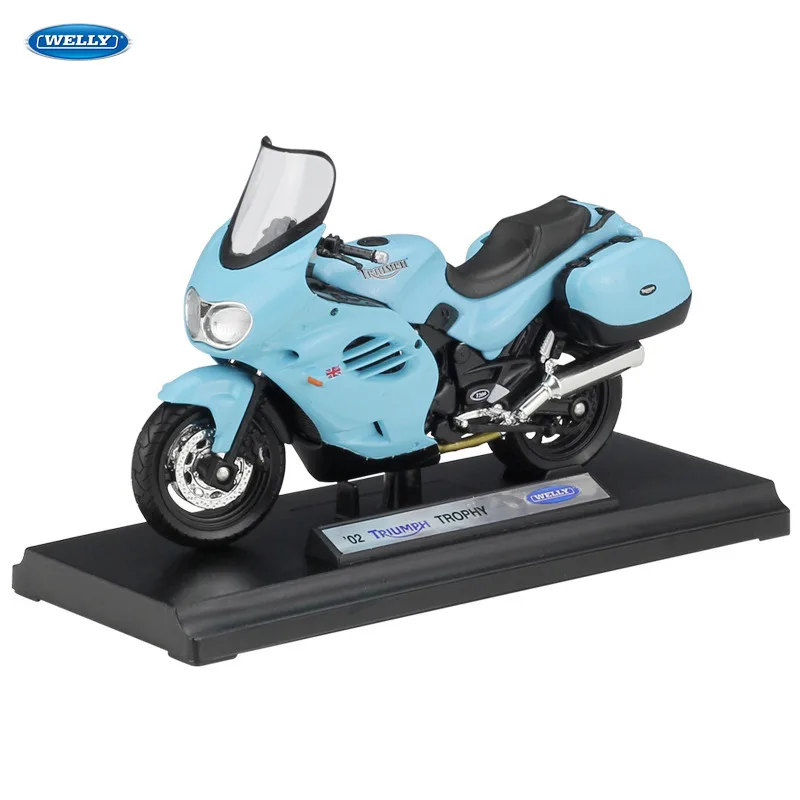 WELLY 1:18 2002 TRIUMPH Trophy Diecast Alloy Motorcycle Model Toy For Children Birthday Gift Toys Collection
WELLY 1:18 2002 TRIUMPH Trophy Diecast Alloy Motorcycle Model Toy For Children Birthday Gift Toys Collection