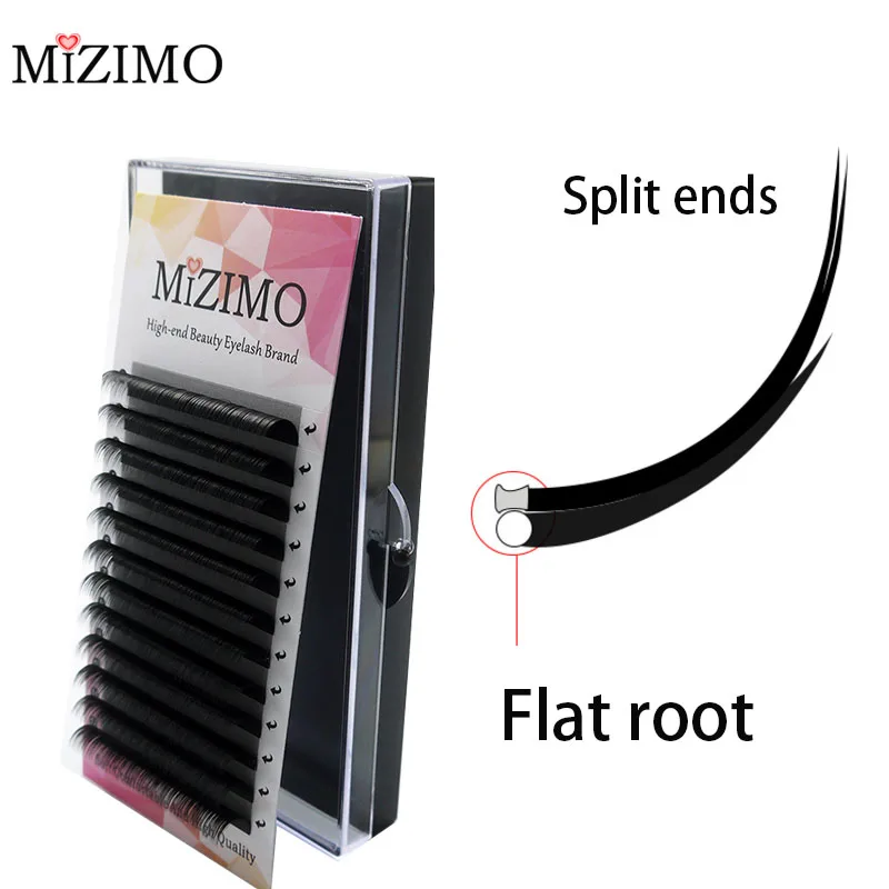 

MITZMO 0.150.2 mmc/d/dd artificial, independent, oval shaped eyelashes lengthening matte black cracked false eyelashes natural l