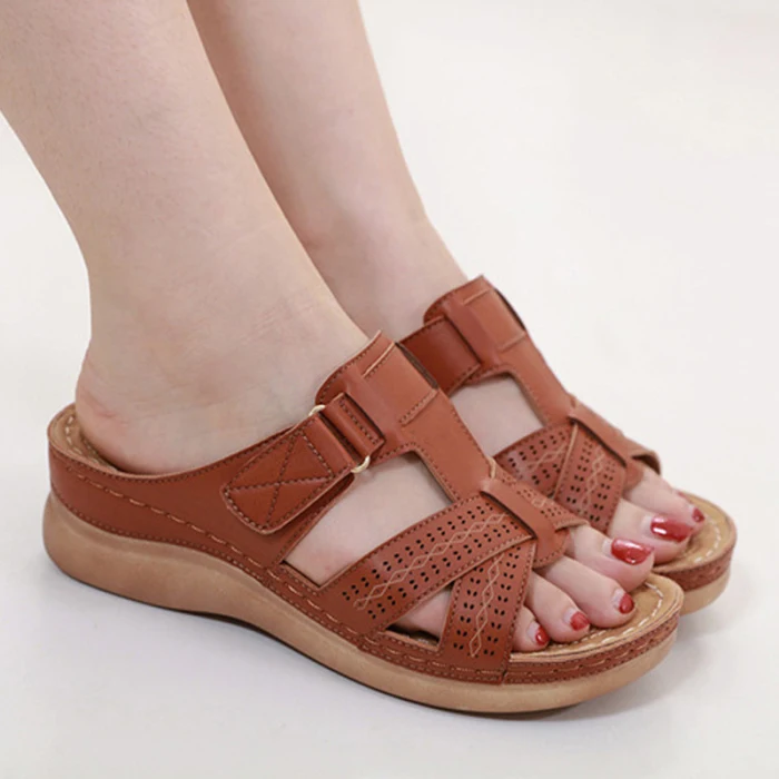 Women Premium Orthopedic Open Toe Sandals Vintage Anti-slip Breathable for Summer XIN-Shipping Women Premium Orthopedic Open Toe Sandals Vintage Anti-slip Breathable for Summer XIN-Shipping