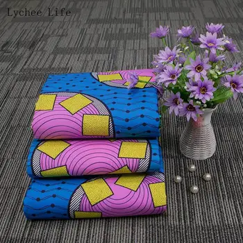 Lychee Life 1Yard High Quality Real Wax Fabric 100% Polyester African Fabric For Women Party Dress Diy Sewing Accessories
Lychee Life 1Yard High Quality Real Wax Fabric 100% Polyester African Fabric For Women Party Dress Diy Sewing Accessories