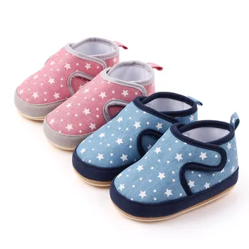 Stars Baby Shoes Cotton Hard bottom Sole Infant non-slip Breathable Firstwalker Toddler Moccasins 2 colors Available casual shoe
Stars Baby Shoes Cotton Hard bottom Sole Infant non-slip Breathable Firstwalker Toddler Moccasins 2 colors Available casual shoe