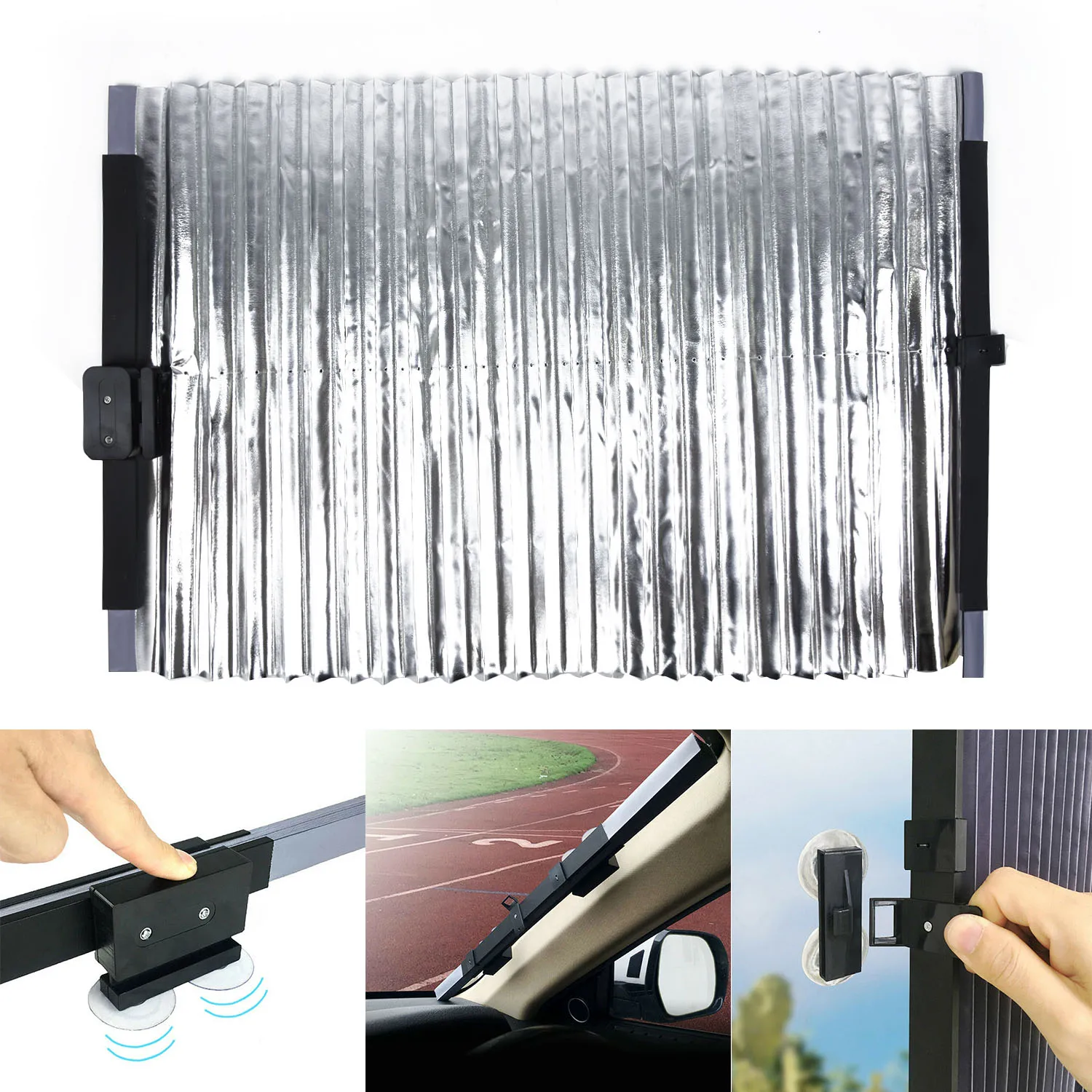 Car Retractable Windshield Sunshade Visor Block UV Protection Cover Front Window
Car Retractable Windshield Sunshade Visor Block UV Protection Cover Front Window