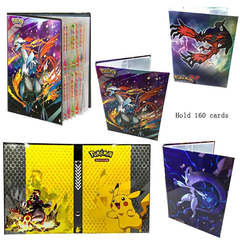 Takara Pokemon карточный Альбом для хранения 160/324 карт Пикачу настольная игра игрушки