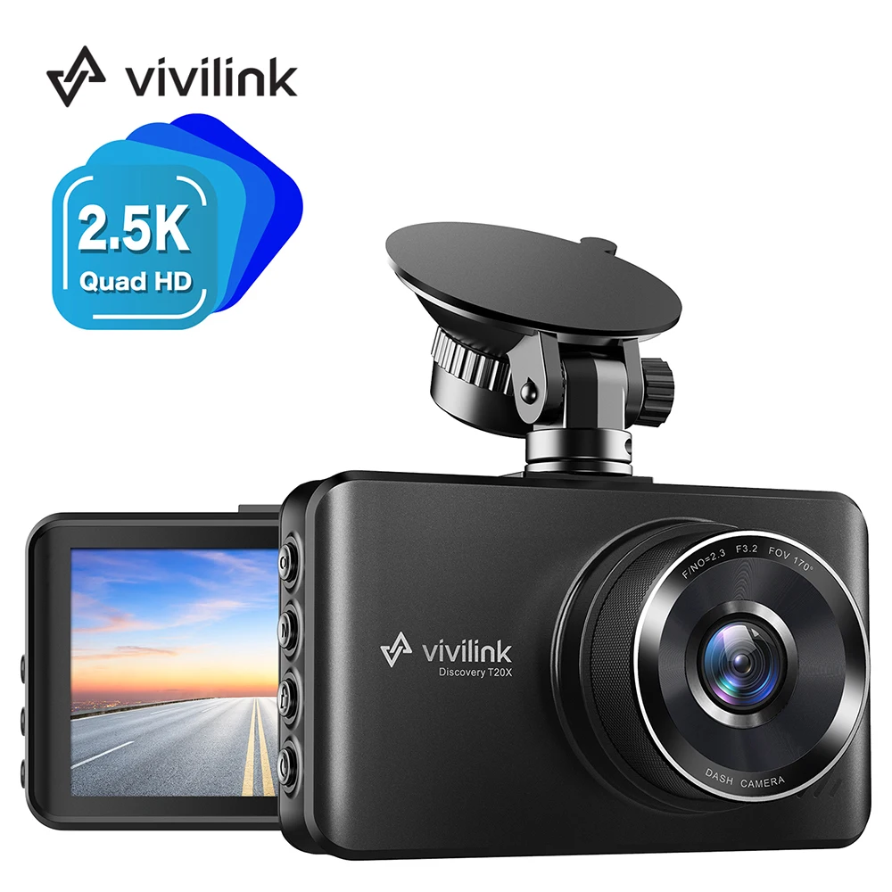 ViviLink T20X 2.5K Mirror Dash Cam Dual Driving Recorder 3" IPS Screen Backup Rear View Camera Night Version Parking Monitor
ViviLink T20X 2.5K Mirror Dash Cam Dual Driving Recorder 3" IPS Screen Backup Rear View Camera Night Version Parking Monitor