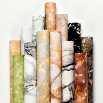 61CMX3M Marble PVC Self Adhesive Wallpaper Water and Oil Proof Kitchen Cabinet Stove Furniture Refurbishment Sticker
61CMX3M Marble PVC Self Adhesive Wallpaper Water and Oil Proof Kitchen Cabinet Stove Furniture Refurbishment Sticker