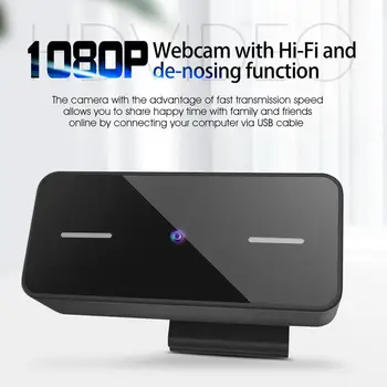 Webcam 1080P, Widescreen Video, HD Web Camera with Built-in HD Microphone 1920 x 1080p USB Plug, N-Play, Web Cam, USB camera
Webcam 1080P, Widescreen Video, HD Web Camera with Built-in HD Microphone 1920 x 1080p USB Plug, N-Play, Web Cam, USB camera