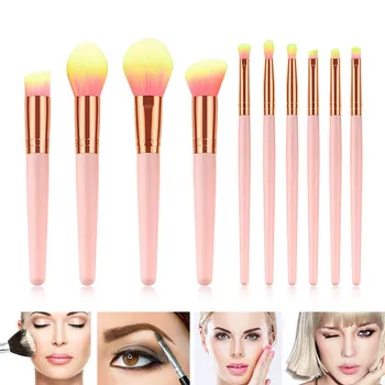 10pcs Makeup Brushes Set Foundation Powder Eyeshadow Cosmetic Tools Kit MP789
10pcs Makeup Brushes Set Foundation Powder Eyeshadow Cosmetic Tools Kit MP789