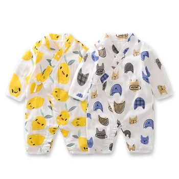 New Gauze Baby Air Conditioning Suit Temperatures Controller Summer Breathable Neonatal Monk Thin Long Sleeve Baby Home Pajamas
New Gauze Baby Air Conditioning Suit Temperatures Controller Summer Breathable Neonatal Monk Thin Long Sleeve Baby Home Pajamas