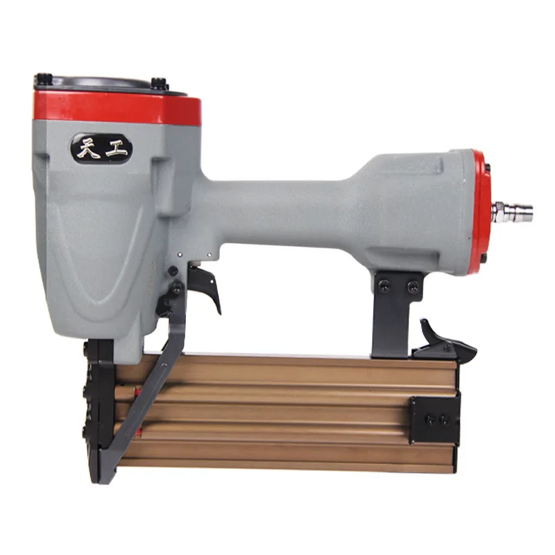 ST64 Pneumatic Nail Gun Home Air Stapler Pneumatic Steel Nail Gun Concrete Nail Gun PVC Wiring Duct Nailer Nail Length 18-64MM
ST64 Pneumatic Nail Gun Home Air Stapler Pneumatic Steel Nail Gun Concrete Nail Gun PVC Wiring Duct Nailer Nail Length 18-64MM