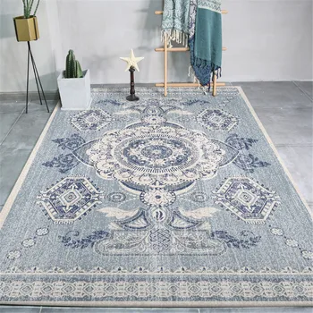 Wishstar Southeast Asia Ethnic Styel Carpet Blue Gray Old Washed Geometric Pattern Rugs Living Room Bedroom Beside Rugs
Wishstar Southeast Asia Ethnic Styel Carpet Blue Gray Old Washed Geometric Pattern Rugs Living Room Bedroom Beside Rugs