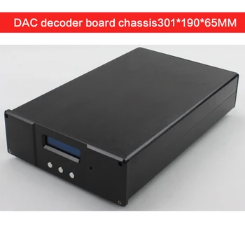 All Aluminum Power Amplifier Chassis ES9018 DAC Decoder Board Case Power Supply Shell Audio Box Amplifier House 301*190*65MM
All Aluminum Power Amplifier Chassis ES9018 DAC Decoder Board Case Power Supply Shell Audio Box Amplifier House 301*190*65MM