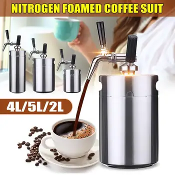 2L/4L/5L Nitro Cold Brew Coffee Maker Mini Stainless Steel Keg Home DIY Brew Coffee System Kit Stovetop Coffee Maker
2L/4L/5L Nitro Cold Brew Coffee Maker Mini Stainless Steel Keg Home DIY Brew Coffee System Kit Stovetop Coffee Maker