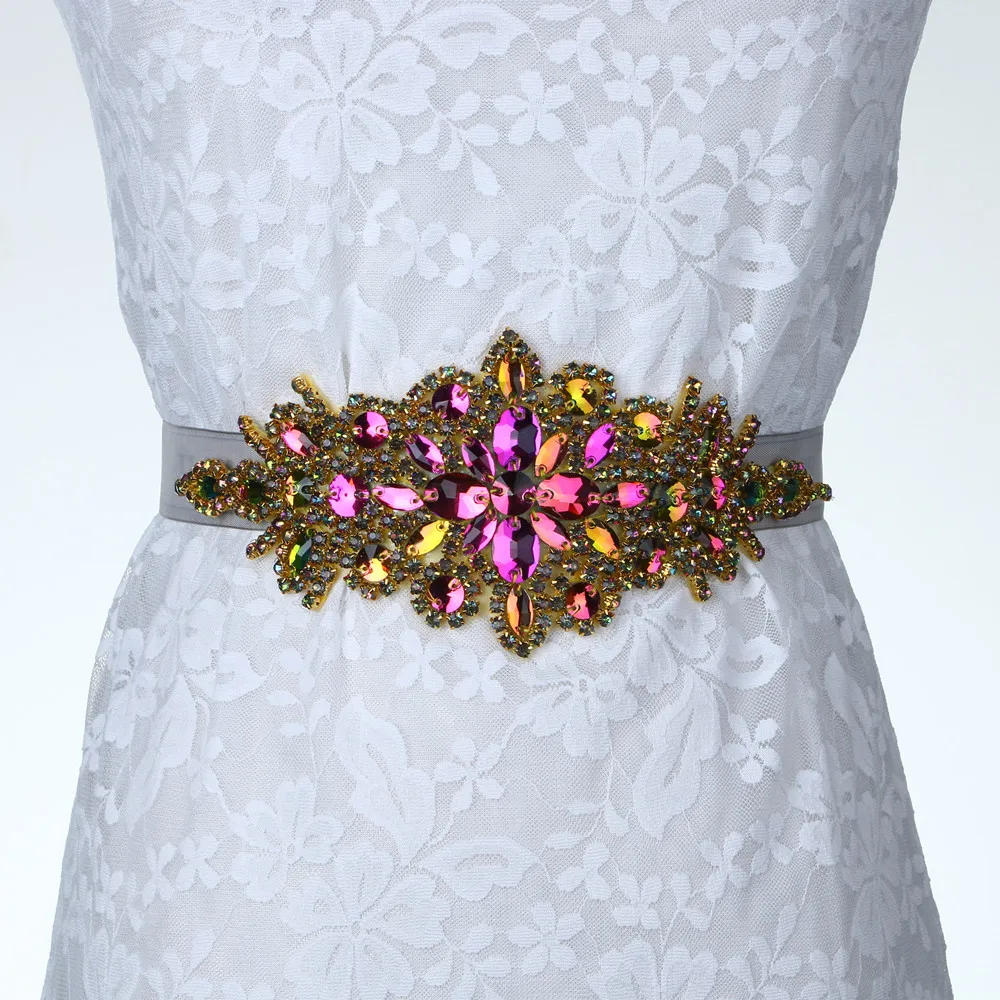 Women's Crystal Diamond Bridal Belt Sashes Wedding Belts Sash for Wedding
Women's Crystal Diamond Bridal Belt Sashes Wedding Belts Sash for Wedding