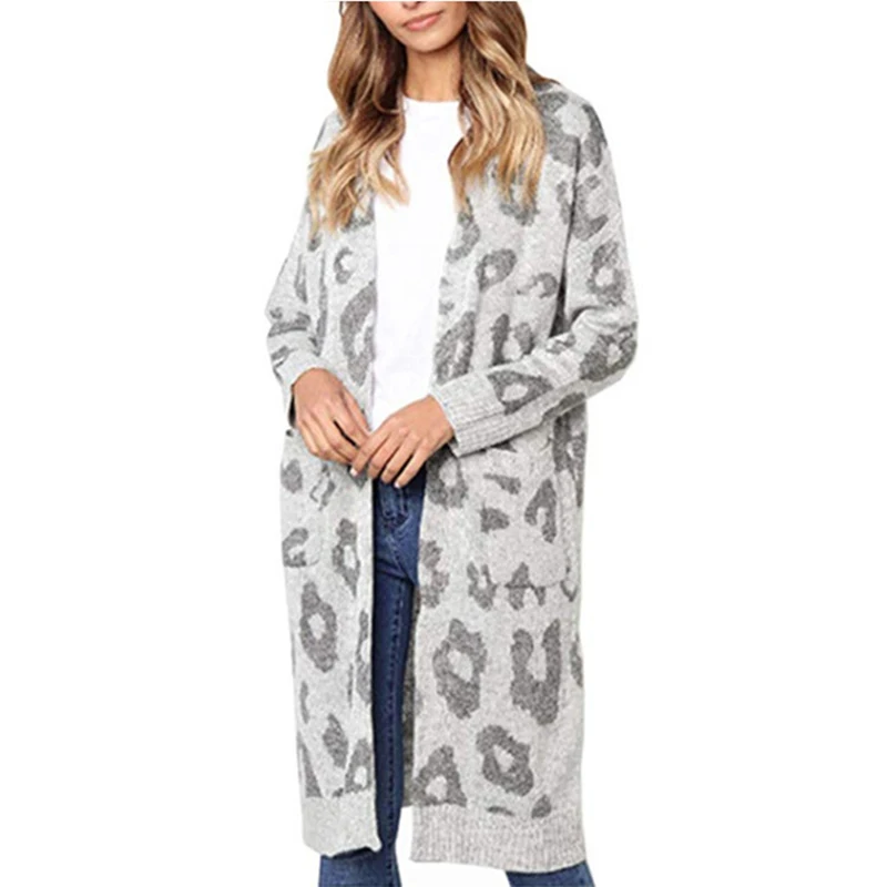 Sweaters Women's Long Camouflage Cardigan Leopard Long Sleeves Loose Cardigan Casual Sweater 2019 Autumn and Winter Sweaters
Sweaters Women's Long Camouflage Cardigan Leopard Long Sleeves Loose Cardigan Casual Sweater 2019 Autumn and Winter Sweaters