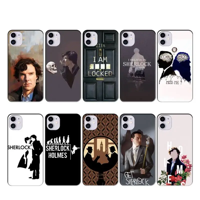 Sherlock Holmes Fundas Coque Case for IPhone 12 11 Pro Max X XS XR 7 8 6s Plus SE 2020 Cover Accessories
Sherlock Holmes Fundas Coque Case for IPhone 12 11 Pro Max X XS XR 7 8 6s Plus SE 2020 Cover Accessories