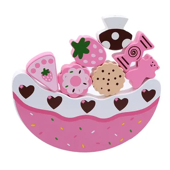 Boutique Wooden Simulation Cake Fruit Blocks Balance Shelf Children Early Education Puzzle Baby Assembly Toys 
Boutique Wooden Simulation Cake Fruit Blocks Balance Shelf Children Early Education Puzzle Baby Assembly Toys