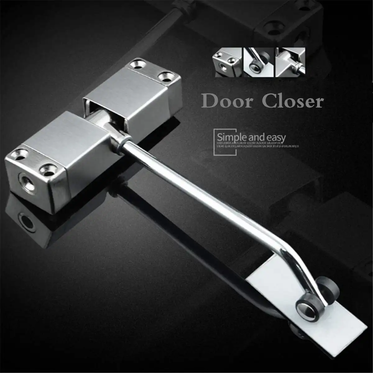 Adjustable Surface Mounted Automatic Door Gate Closer Auto Spring Closing Channel for Home Door Hardware Tool
Adjustable Surface Mounted Automatic Door Gate Closer Auto Spring Closing Channel for Home Door Hardware Tool