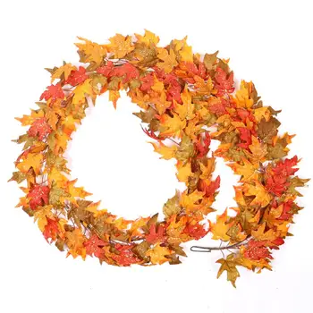 Thanksgiving Artificial Fall Maple Leaf Garland Door Hanging Vine Wreath Window Doorway Backdrop Fake Plants Home Decor
Thanksgiving Artificial Fall Maple Leaf Garland Door Hanging Vine Wreath Window Doorway Backdrop Fake Plants Home Decor