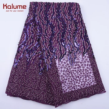 Kalume Latest Sequins African Lace Fabric Purple French Mesh Lace Fabric Embroidery Nigerian Tulle Lace Fabric For Wedding 2047
Kalume Latest Sequins African Lace Fabric Purple French Mesh Lace Fabric Embroidery Nigerian Tulle Lace Fabric For Wedding 2047