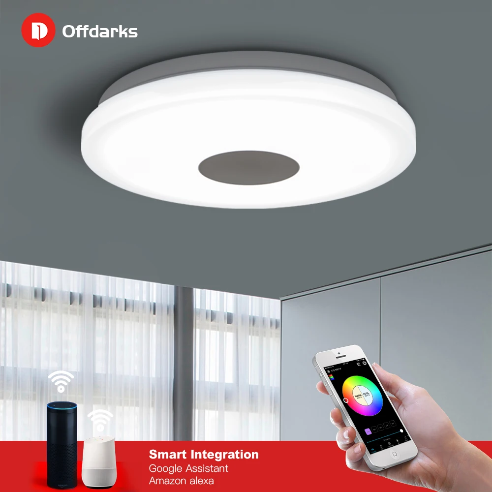 Smart LED Ceiling Light 48W 60W Application Remote Mobile Control RGB Dimming Color Kitchen Living Room ceiling lamp
Smart LED Ceiling Light 48W 60W Application Remote Mobile Control RGB Dimming Color Kitchen Living Room ceiling lamp