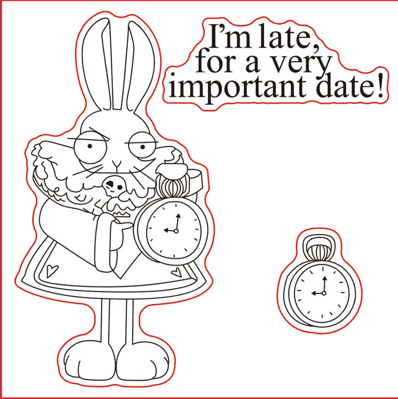 10x10 Rabbit holding clock New Transparent Clear Rubber Stamp Sheet Cling Scrapbooking Photo Album PaperCard DIY Craft
10x10 Rabbit holding clock New Transparent Clear Rubber Stamp Sheet Cling Scrapbooking Photo Album PaperCard DIY Craft