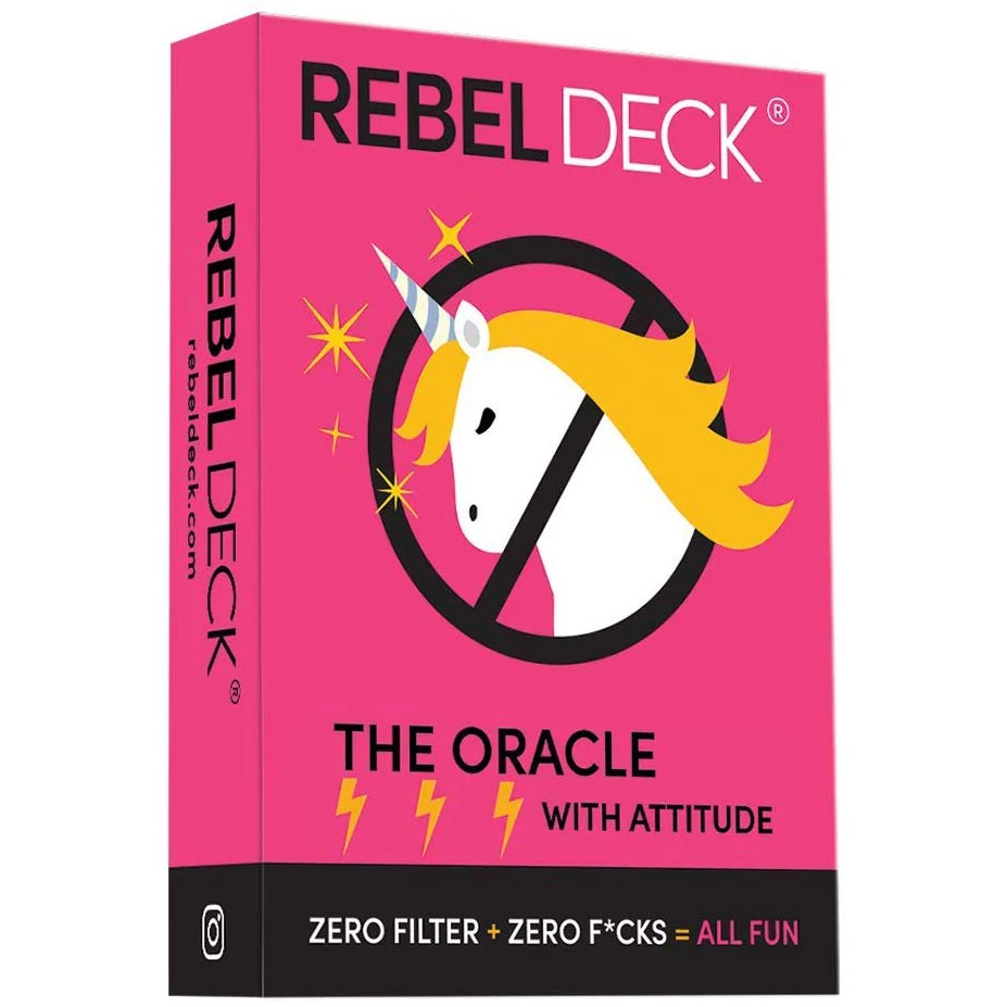 REBEL DECK- The Game- An Oracles Game of Intuition and Divination Tarot Card Games With Attitude Zero Filter Zero Fcks 60 Cards
REBEL DECK- The Game- An Oracles Game of Intuition and Divination Tarot Card Games With Attitude Zero Filter Zero Fcks 60 Cards
