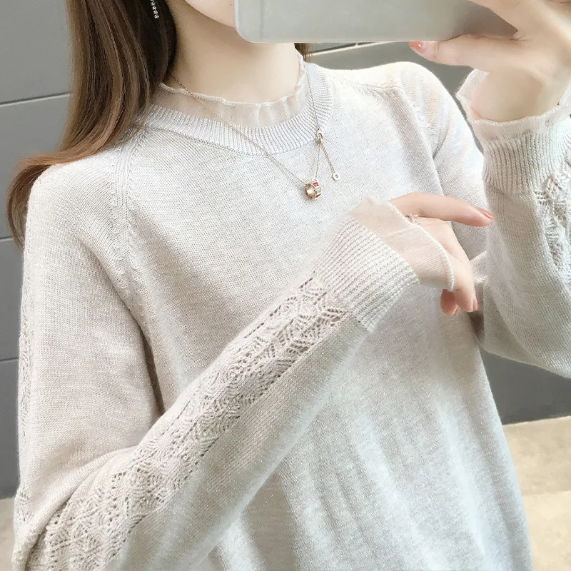 2021 Autumn Women Pullovers Sweater Knitted Elasticity Casual Jumper Fashion Loose O-Neck Warm Female Sweaters
2021 Autumn Women Pullovers Sweater Knitted Elasticity Casual Jumper Fashion Loose O-Neck Warm Female Sweaters