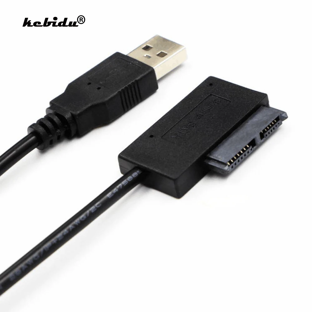USB 2 0 адаптер для ПК 6P 7P CD DVD Rom SATA к конвертер slim Sata 13 Pin кабель привода ноутбука |