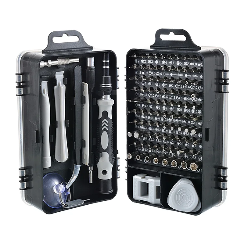 Screwdriver Set 115/52/25 In 1 Precision Repair Tool Kit Magnetic Torx Hex Screwdriver Bit Set For Repair Phone PC Hand Tools
Screwdriver Set 115/52/25 In 1 Precision Repair Tool Kit Magnetic Torx Hex Screwdriver Bit Set For Repair Phone PC Hand Tools