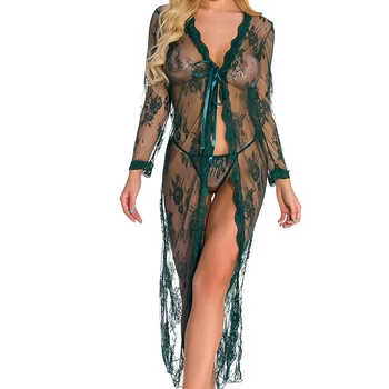 Women Ladies Lingerie Lace Perspective Sleepwear Nightwear See Through Nightdress Charming TY66
Women Ladies Lingerie Lace Perspective Sleepwear Nightwear See Through Nightdress Charming TY66