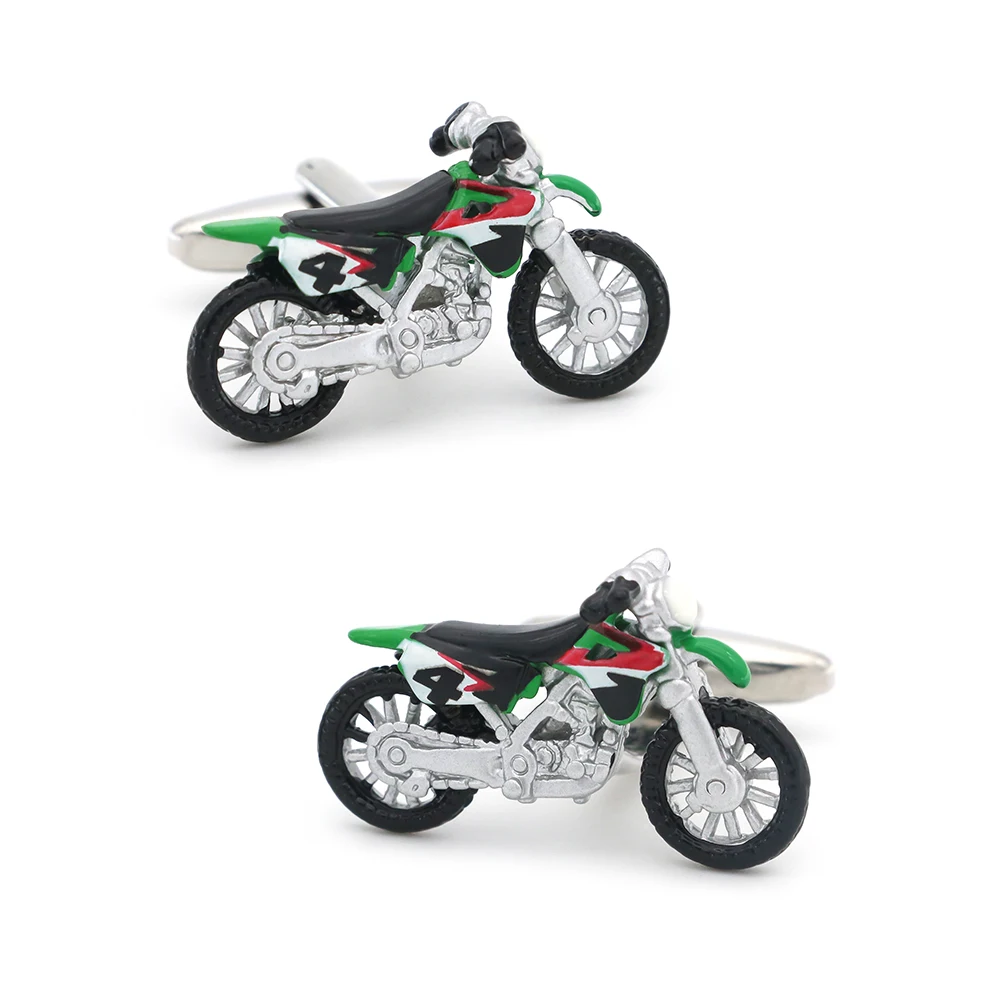 Sport Design Mountain Bike Cufflinks For Men Quality Copper Material Green Color Cuff Links Wholesale&retail
Sport Design Mountain Bike Cufflinks For Men Quality Copper Material Green Color Cuff Links Wholesale&retail
