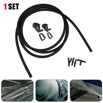 Car Windshield Washer Wiper Water Spray Nozzle Kit Contain 2*nozzles+2*Rubber Gaskets+1* Hose+4*Connectors For Toyota
Car Windshield Washer Wiper Water Spray Nozzle Kit Contain 2*nozzles+2*Rubber Gaskets+1* Hose+4*Connectors For Toyota
