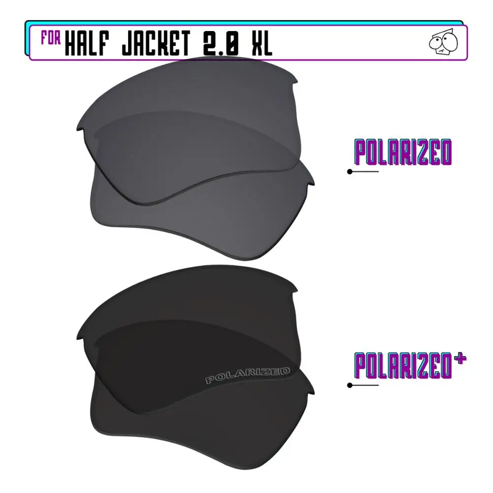EZReplace Polarized Replacement Lenses for - Oakley Half Jacket 2.0 XL Sunglasses - BlackP Plus-BlackIRP
EZReplace Polarized Replacement Lenses for - Oakley Half Jacket 2.0 XL Sunglasses - BlackP Plus-BlackIRP