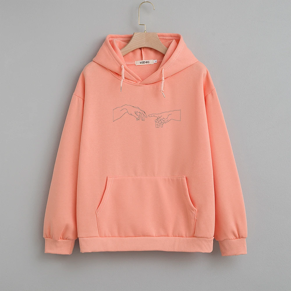 Autumn Winter Creative Line Art Hand Hoodie Oversized Sweatshirt Women Harajuku Warm Hooded Pullover Pink Womens Korean Hoodies
Autumn Winter Creative Line Art Hand Hoodie Oversized Sweatshirt Women Harajuku Warm Hooded Pullover Pink Womens Korean Hoodies
