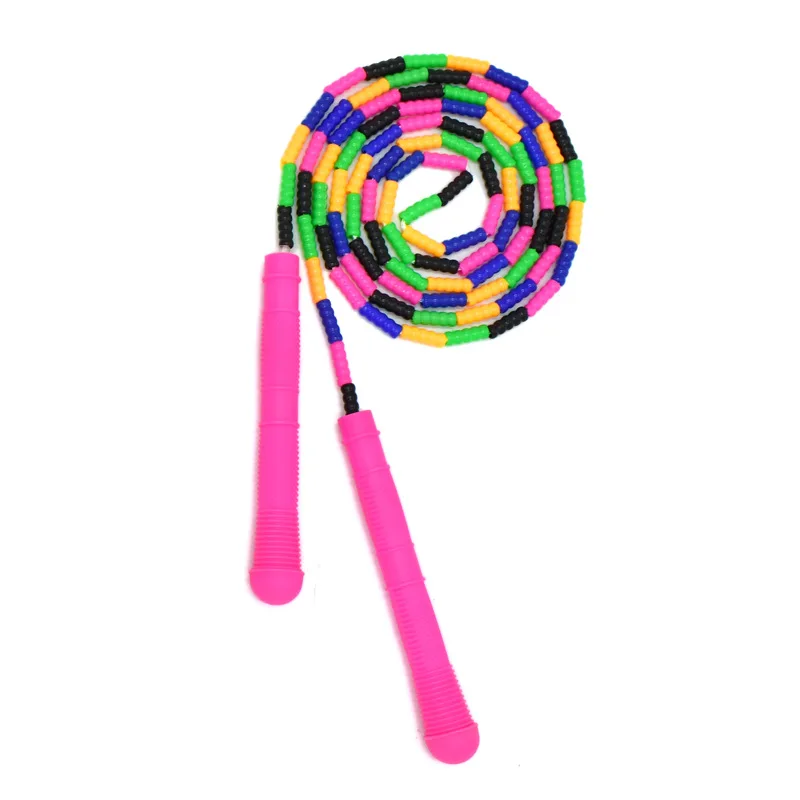 Kids Beginners Jump Ropes Soft Beads Segment Skip Rope Tangle-Free Non-slip Handles Skipping Rope for Student Jumping Training
Kids Beginners Jump Ropes Soft Beads Segment Skip Rope Tangle-Free Non-slip Handles Skipping Rope for Student Jumping Training