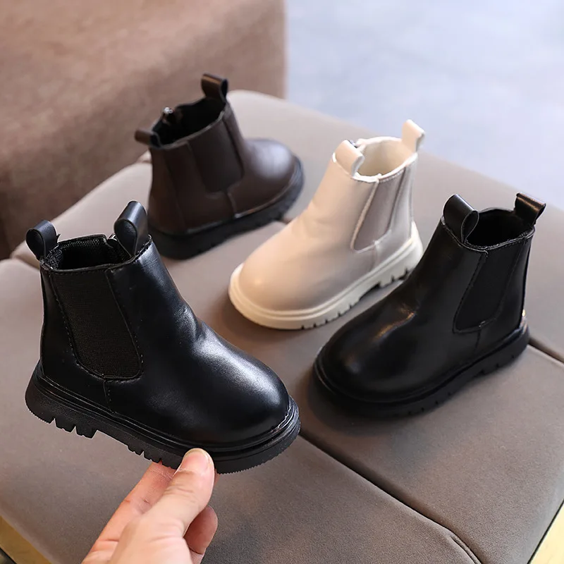 

Autumn and Winter New Children's Shoes Boys Girls Korean Boots Baby Short Boots Martin Boots Toddler Girl Sneakers EUR 21-30