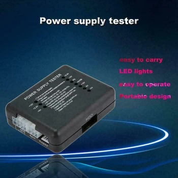 12V 5V 3.3V Power Supply Tester PSU ATX HDD Measuring Led PC Computer Fault Detection Mini Check Meter Accurate 20/24 Pin SATA
12V 5V 3.3V Power Supply Tester PSU ATX HDD Measuring Led PC Computer Fault Detection Mini Check Meter Accurate 20/24 Pin SATA