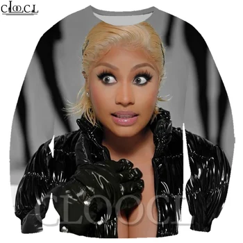 CLOOCL Sweatshirt Nicki Minaj Autumn Newest Men/Women Streetwear Rapper Singer Outerwear 3D Print Crewneck Casual Hip Hop 
CLOOCL Sweatshirt Nicki Minaj Autumn Newest Men/Women Streetwear Rapper Singer Outerwear 3D Print Crewneck Casual Hip Hop