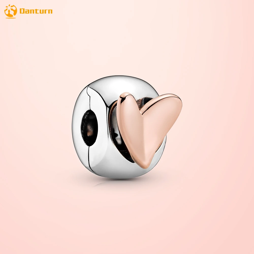 Danturn Authentic 925 Sterling Silver Beads Freehand Heart Clip Charm fit Original European Bracelets Women Jewelry Making Gift
Danturn Authentic 925 Sterling Silver Beads Freehand Heart Clip Charm fit Original European Bracelets Women Jewelry Making Gift