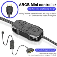 Multiple Lighting Modes Compact SATA Pin Power Supply ARGB Controller for Illuminating Board
Multiple Lighting Modes Compact SATA Pin Power Supply ARGB Controller for Illuminating Board