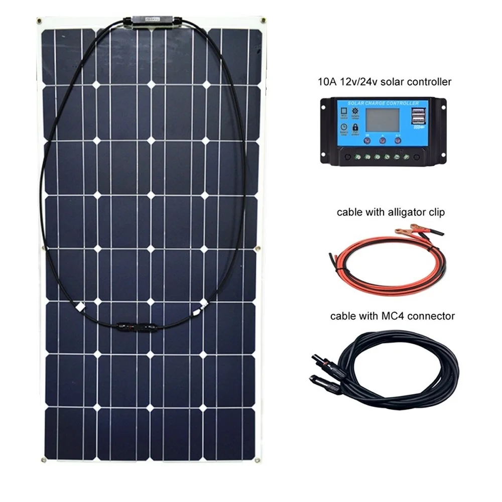 Genuine RG 16V 100W solar panel with controller 10A Sonnenkollektor Monocrystalline
Genuine RG 16V 100W solar panel with controller 10A Sonnenkollektor Monocrystalline