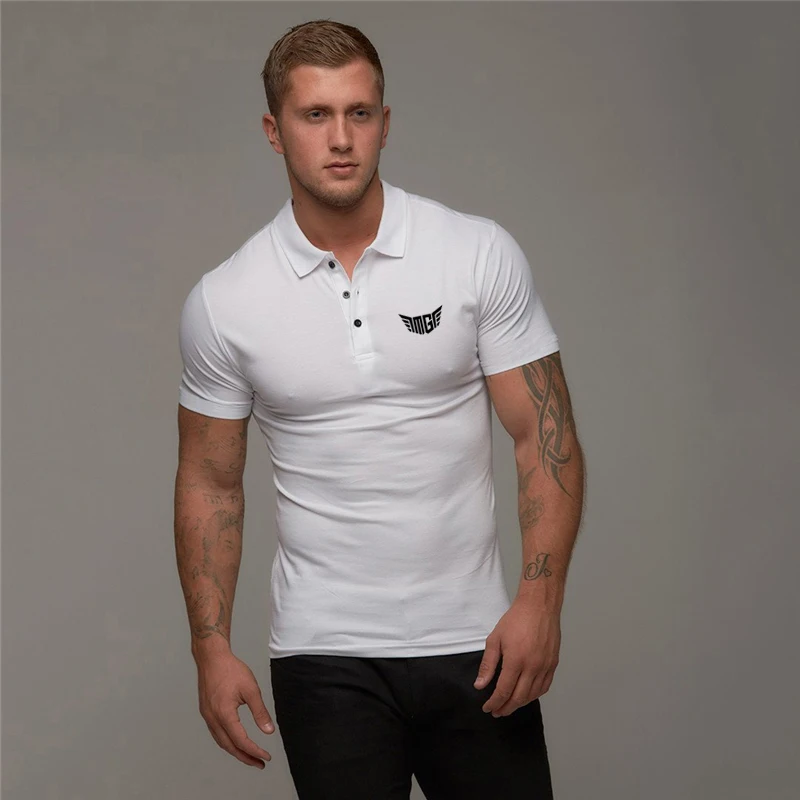 Brand Cotton Mens Shirts Casual Fitness Fashion Polo Shirt New Mens Short Sleeve Polo Shirts Clothing Trend Sport Polo Shirts
Brand Cotton Mens Shirts Casual Fitness Fashion Polo Shirt New Mens Short Sleeve Polo Shirts Clothing Trend Sport Polo Shirts