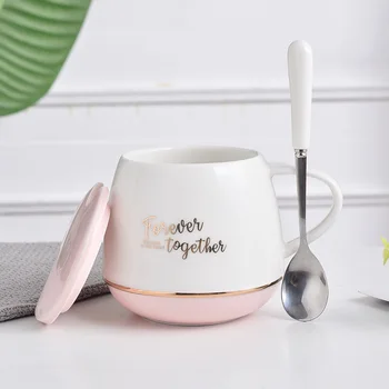 Modern Ceramic Coffee Mug with Lid Spoon Creative Nordic Espresso Mug Large Capacity Personalised Drinkware Gift Box DA60MKB
Modern Ceramic Coffee Mug with Lid Spoon Creative Nordic Espresso Mug Large Capacity Personalised Drinkware Gift Box DA60MKB