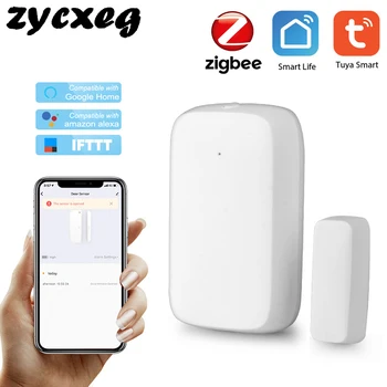 Tuya Smart Zigbee Door Sensor Door Open / Closed Detectors Compatible With Alexa Google Home IFTTT Tuya/Smartlife APP
Tuya Smart Zigbee Door Sensor Door Open / Closed Detectors Compatible With Alexa Google Home IFTTT Tuya/Smartlife APP