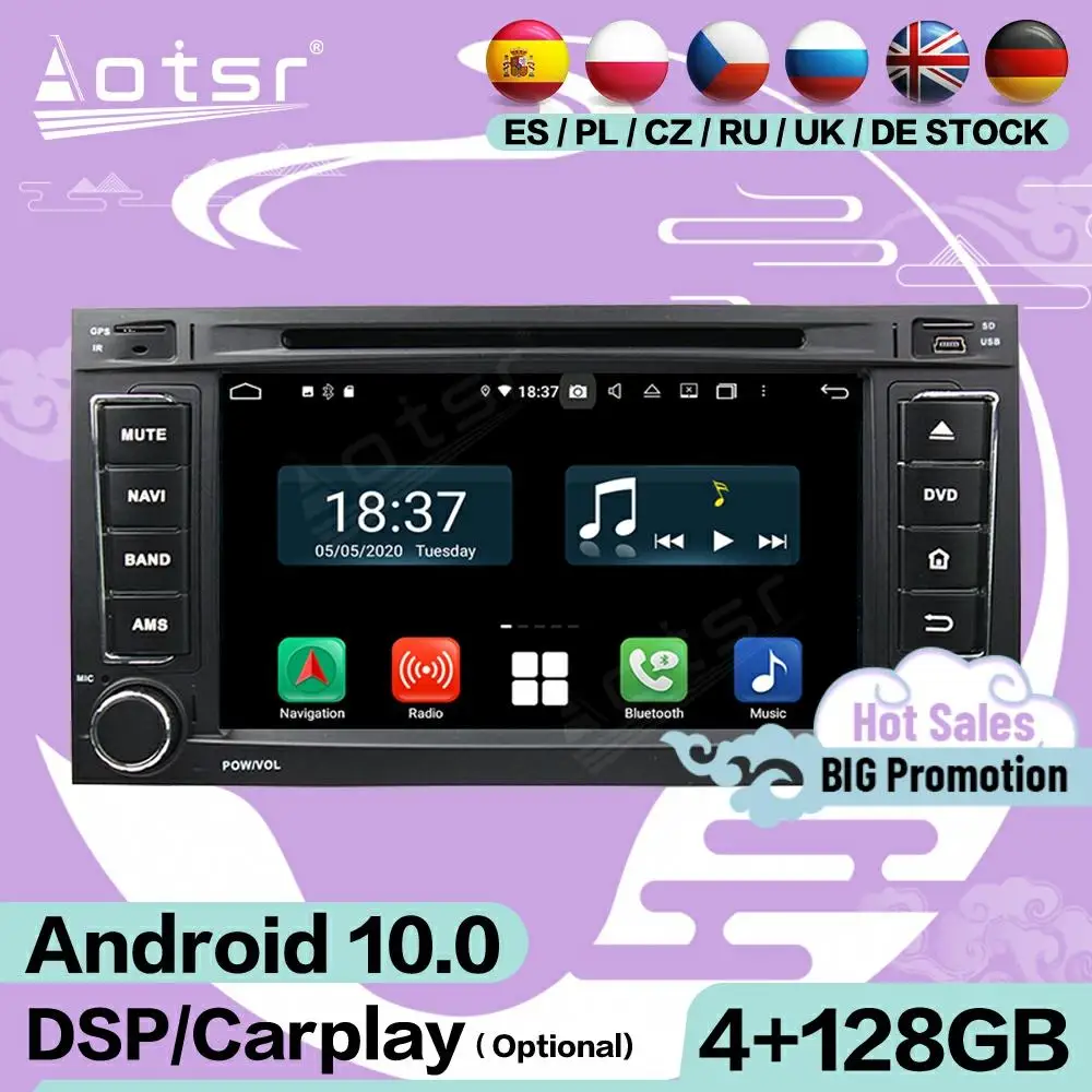 Carplay стерео Android 10 плеер для VW Touareg 2002 2003 2004 2005 2006 2007 2008 2009 2010 GPS аудио радио приемник головное устройство
Carplay стерео Android 10 плеер для VW Touareg 2002 2003 2004 2005 2006 2007 2008 2009 2010 GPS аудио радио приемник головное устройство